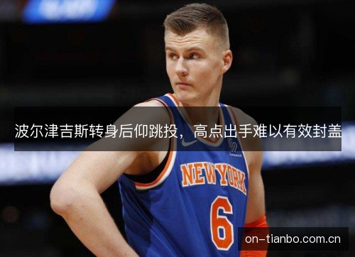 波尔津吉斯转身后仰跳投，高点出手难以有效封盖